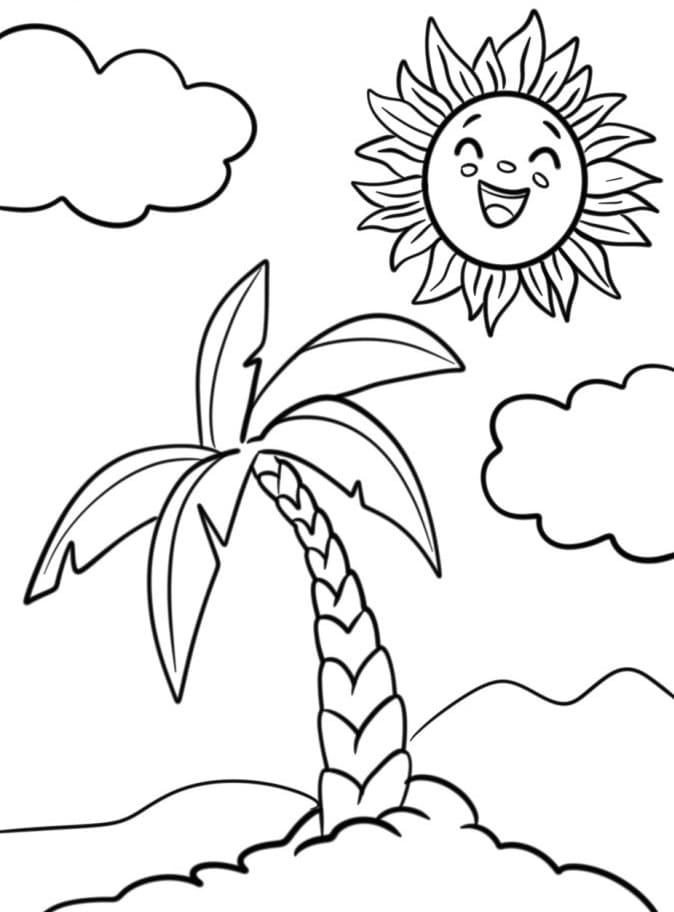 Palmboom gratis voor kinderen