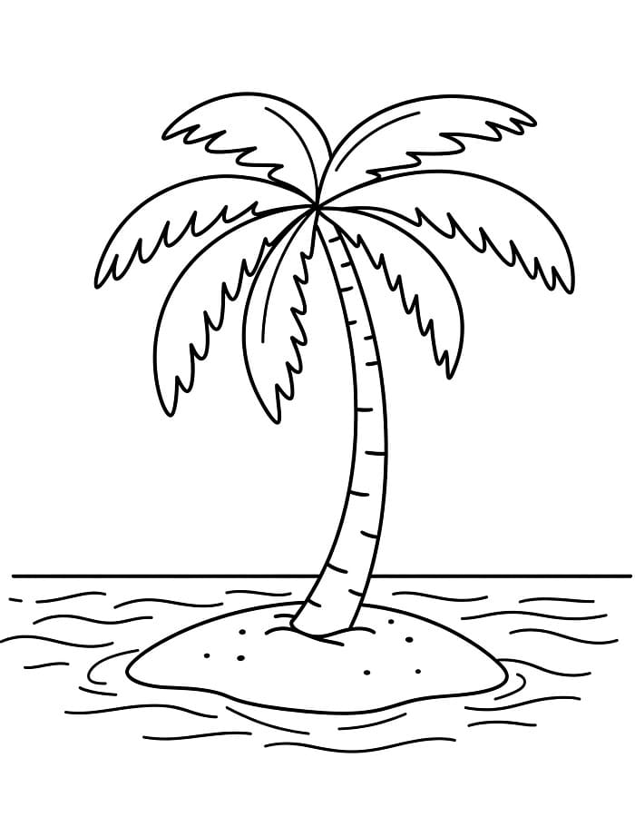 Palmboom voor kinderen van 4 jaar