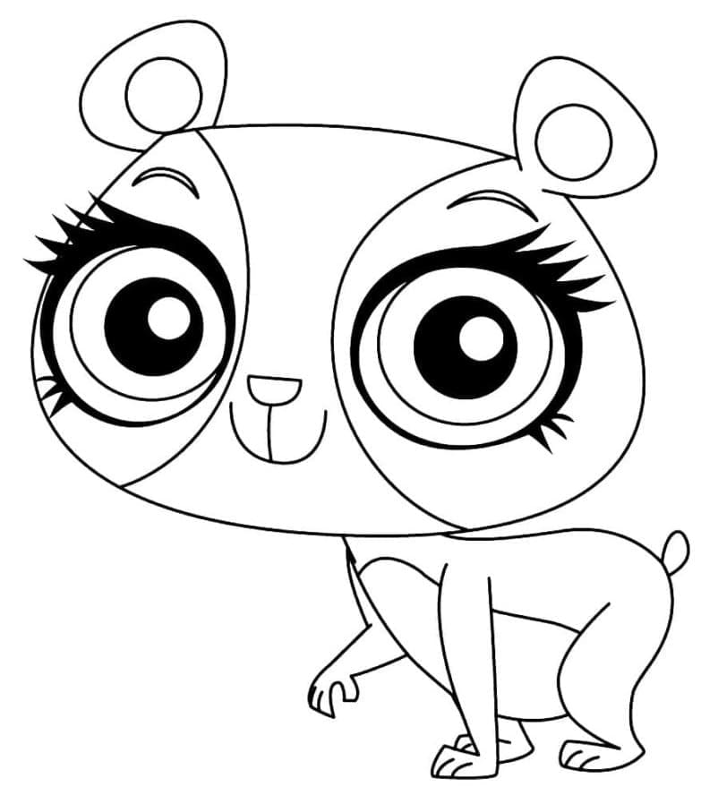 Littlest Pet Shop kleurplaat