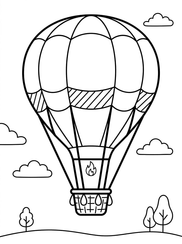 Perfecte luchtballon