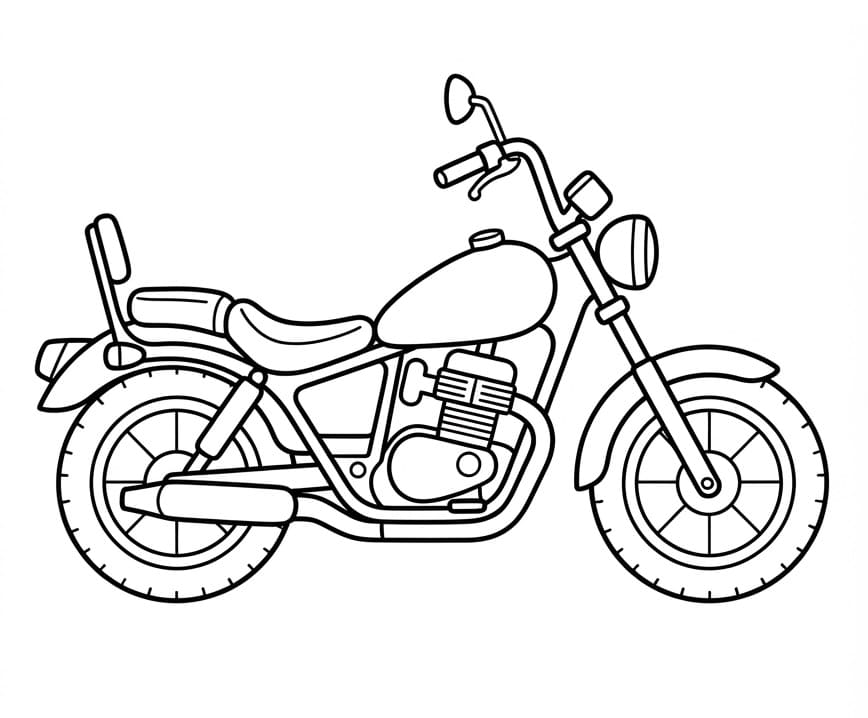 Perfecte motorfiets