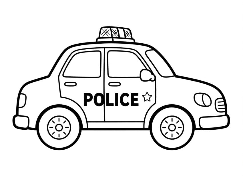 Perfecte politieauto