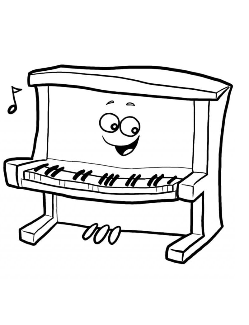 Piano om Uit te Printen
