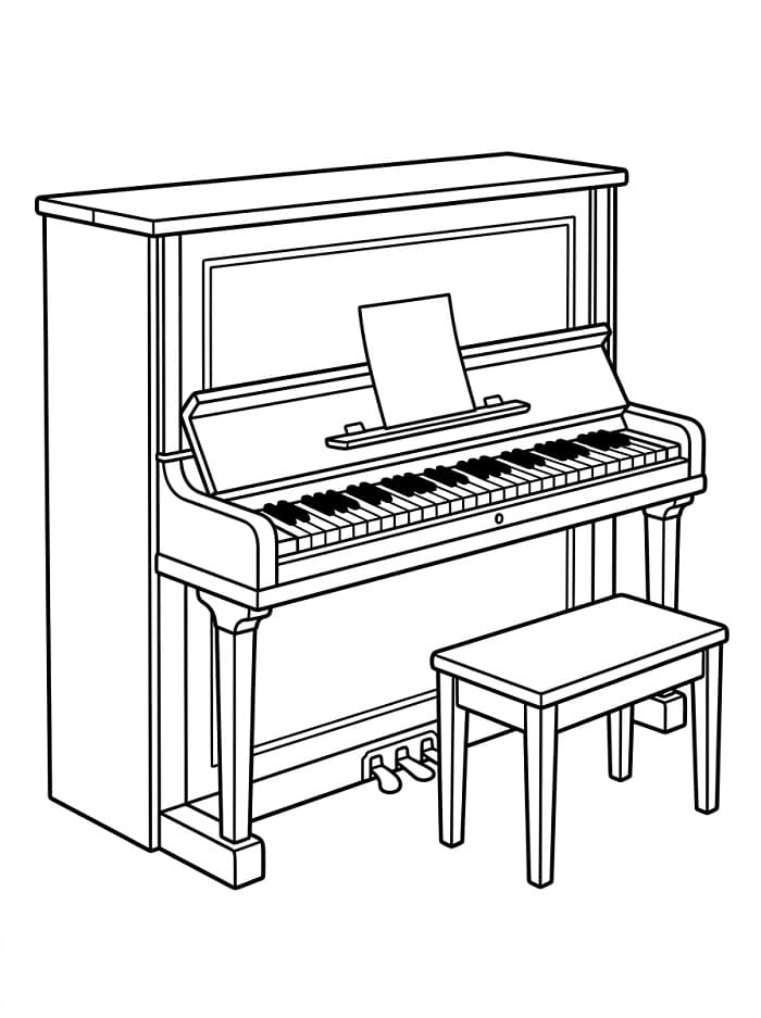 Piano om te Printen