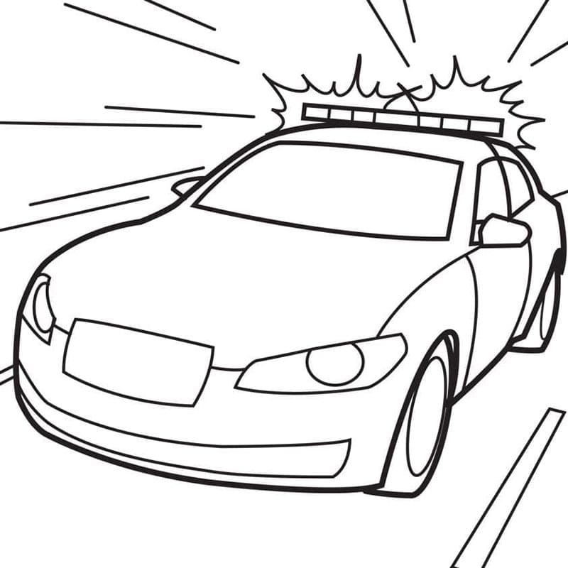 Politieauto gratis afbeelding