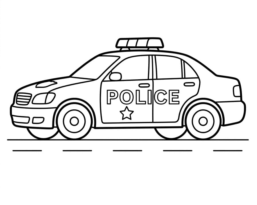 Politieauto printen