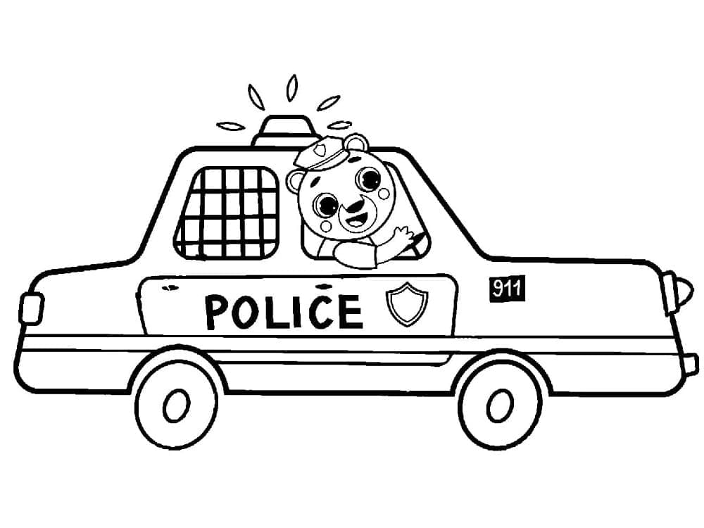 Politieauto voor kinderen van 1 jaar
