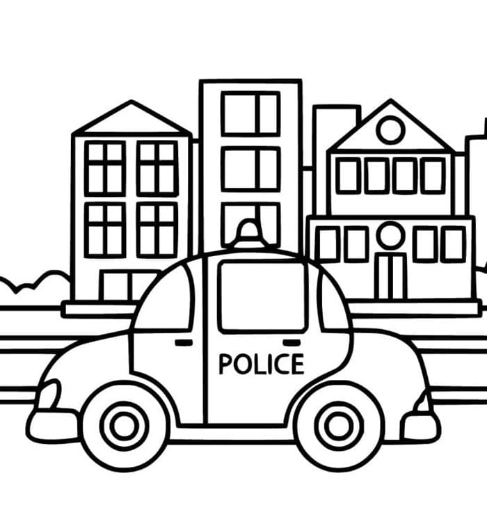 Politieauto voor kinderen