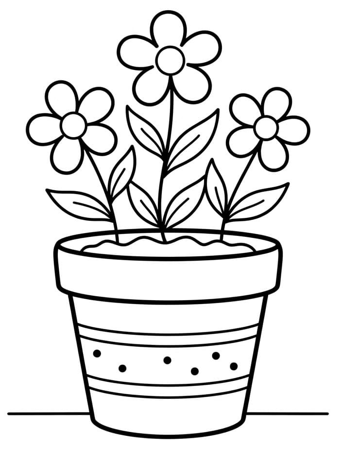 Prachtige Bloempot