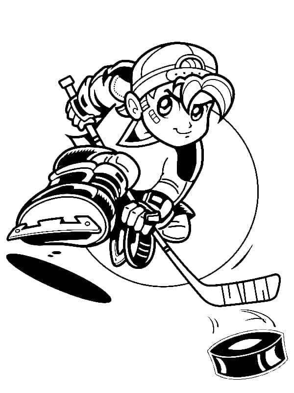 Printbaar IJshockey voor Kinderen