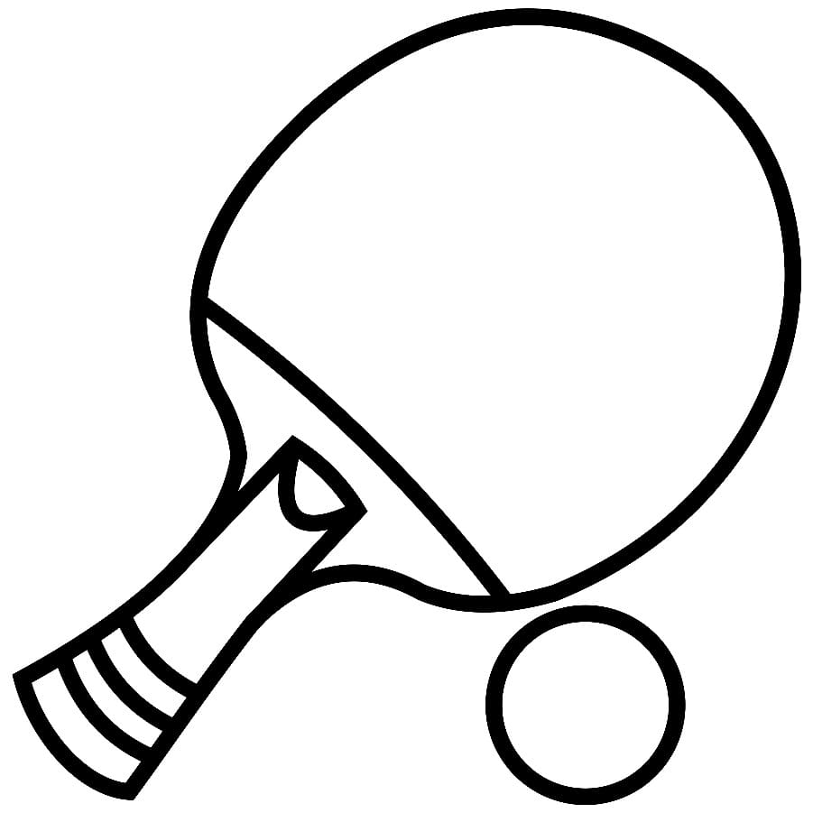 Printbaar Tafeltennis voor Kinderen