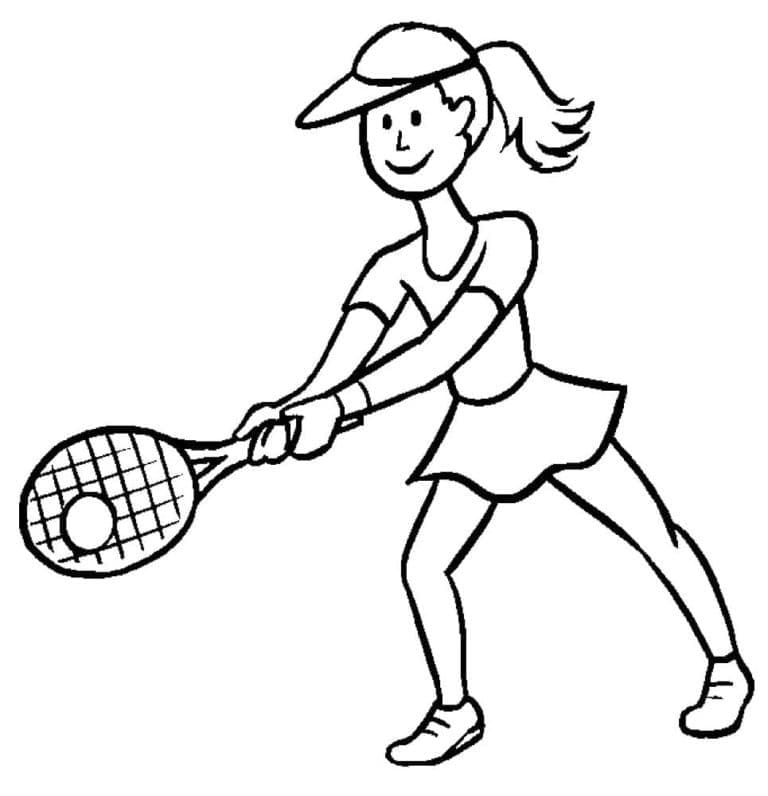 Printbaar Tennis voor Kinderen