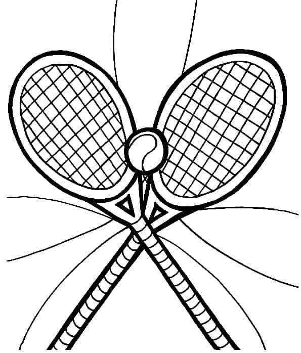 Printbaar Tennis voor Kleuters