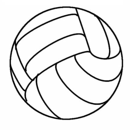 Printbaar Volleybal voor Kinderen