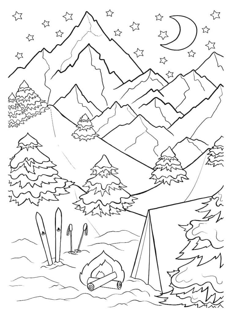 Printbaar gratis landschap