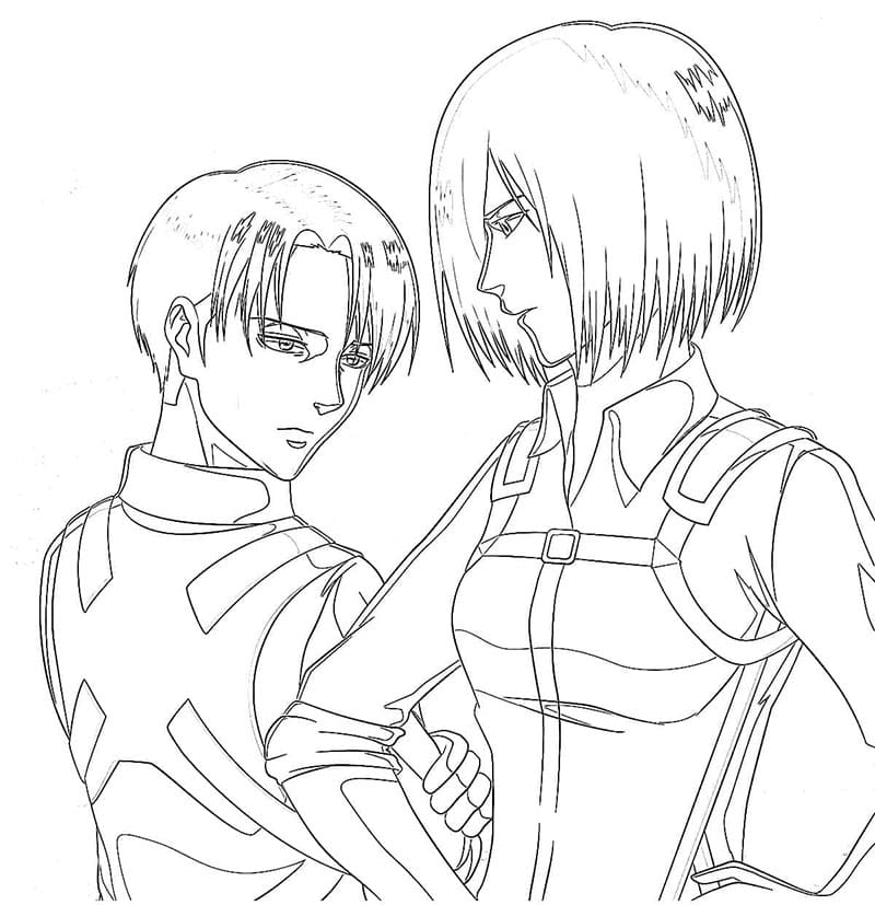 Printbare Attack on Titan Afbeelding