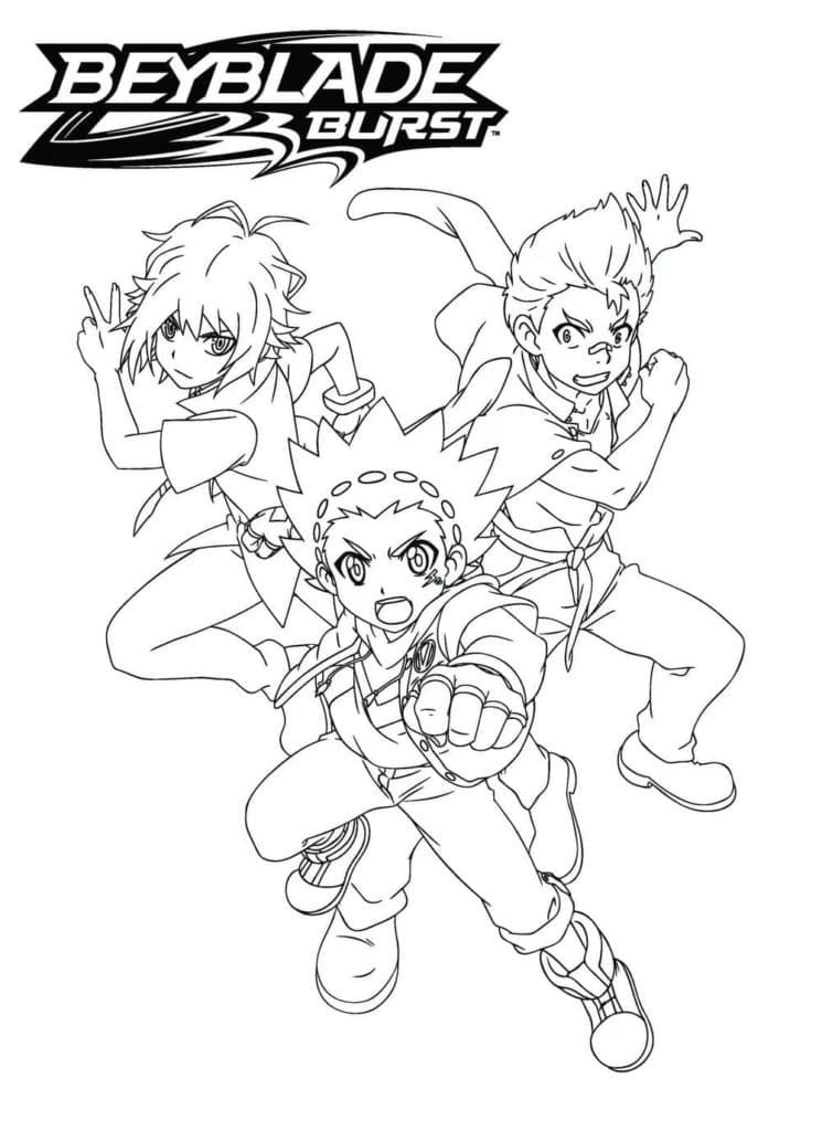 Printbare Beyblade Afbeelding