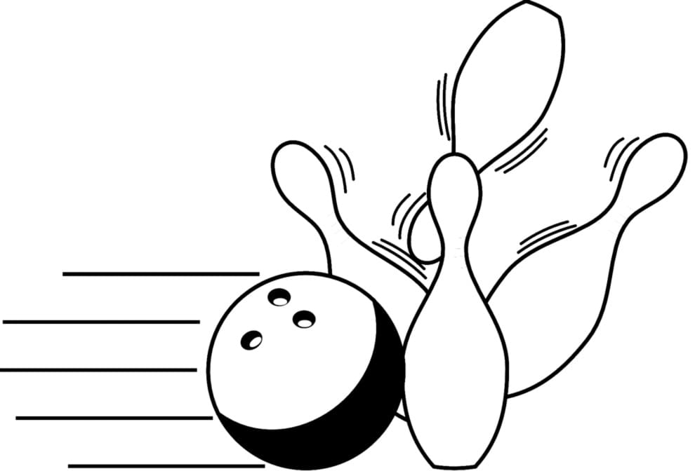 Printbare Bowling voor Kinderen
