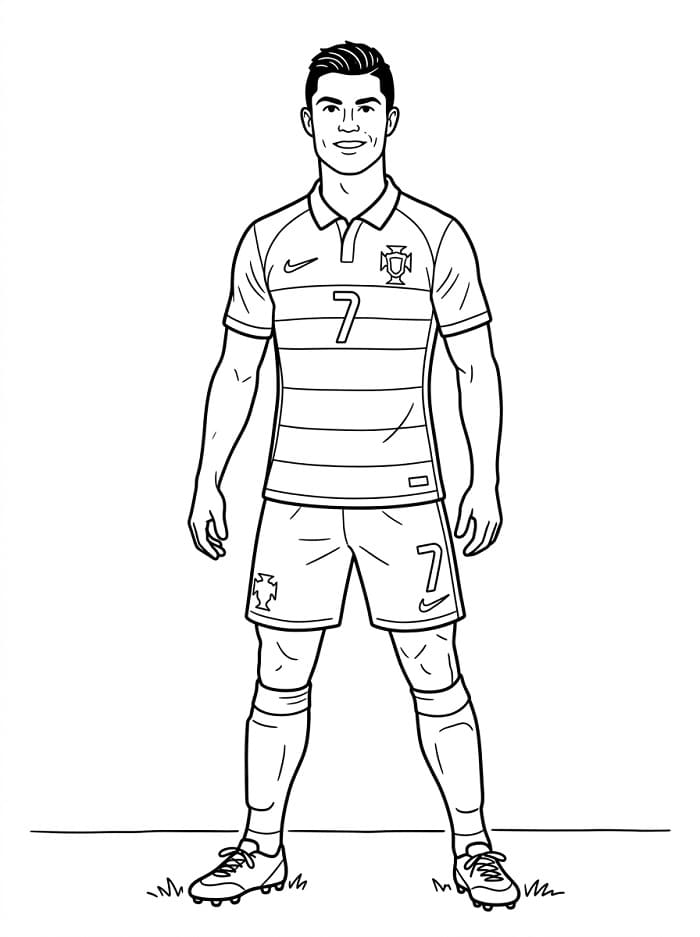 Printbare Cristiano Ronaldo