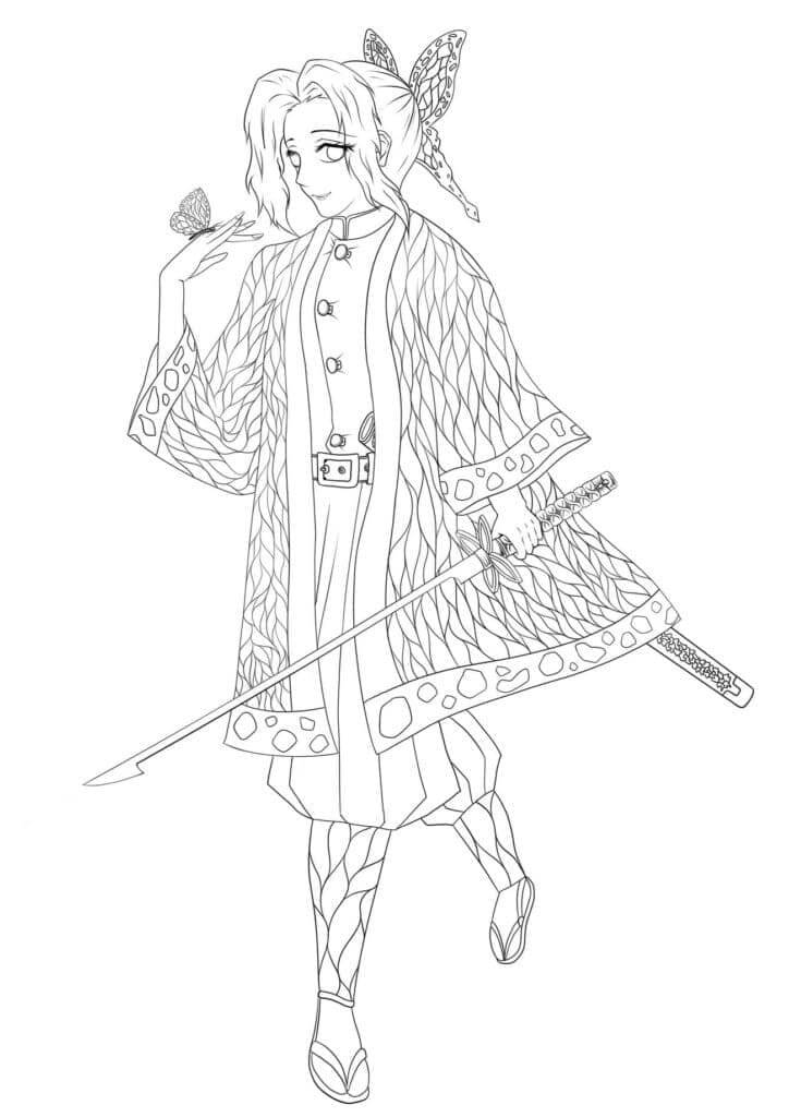 Printbare Demon Slayer Afbeelding
