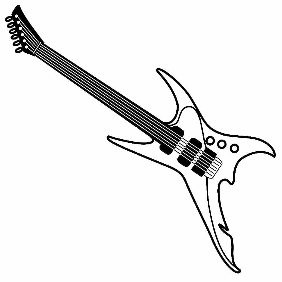 Printbare Gitaar voor Kinderen