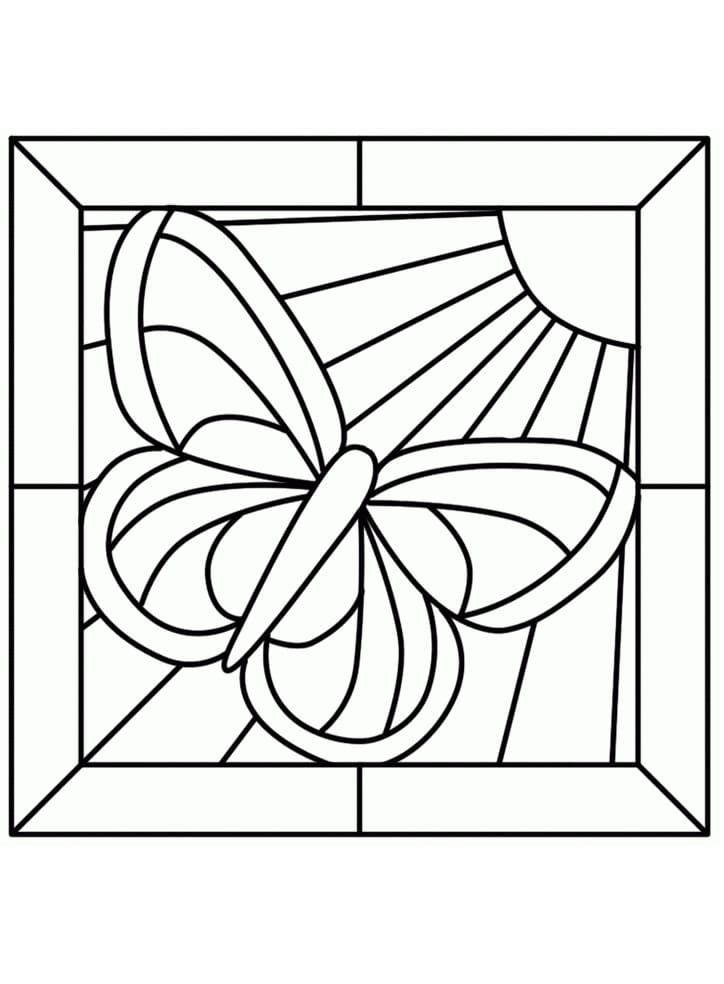 Printbare Glas-in-lood
