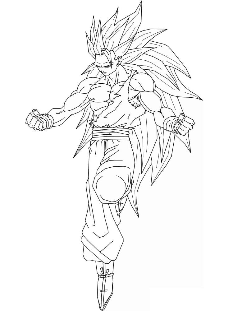 Printbare Goku Afbeelding