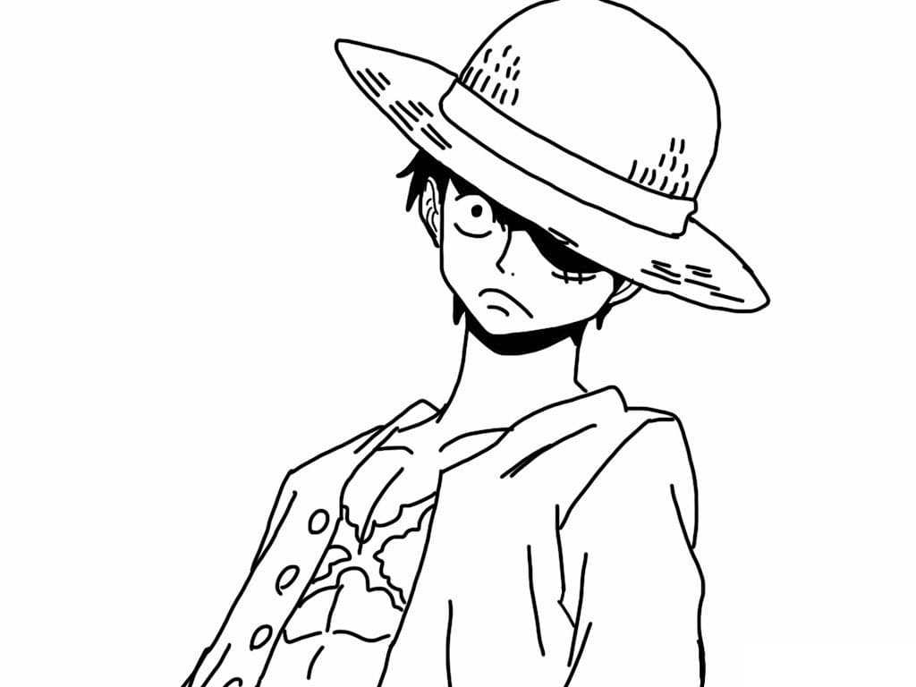 Printbare Luffy Afbeelding