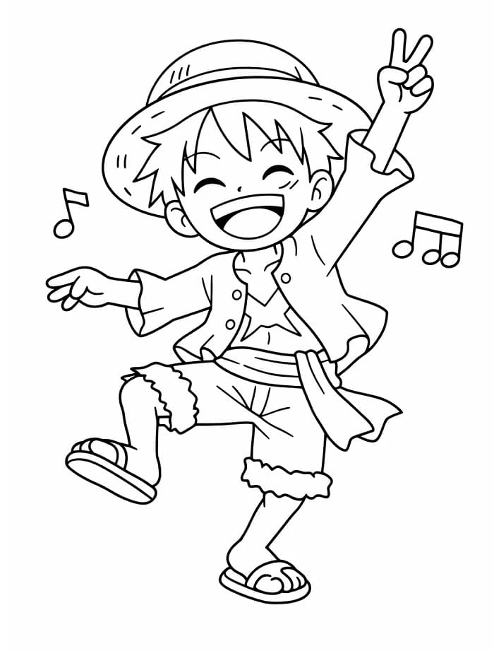 Printbare Luffy