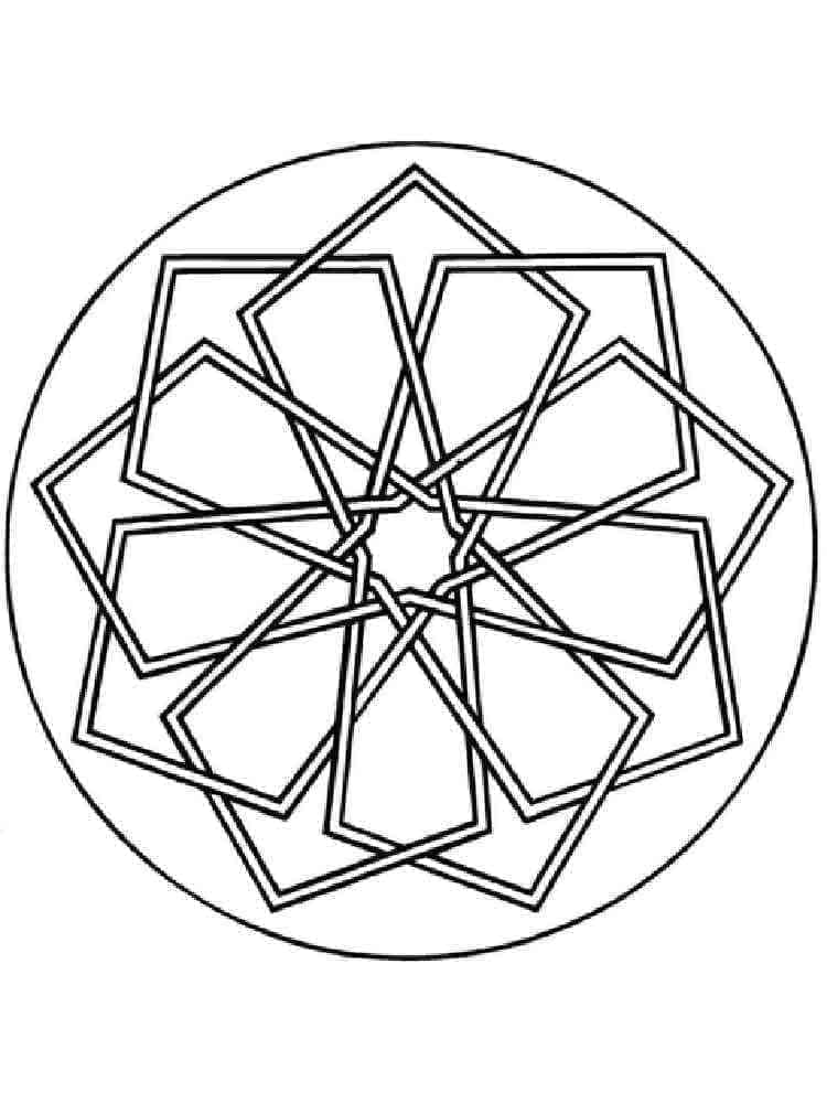 Printbare Mandala voor Kinderen
