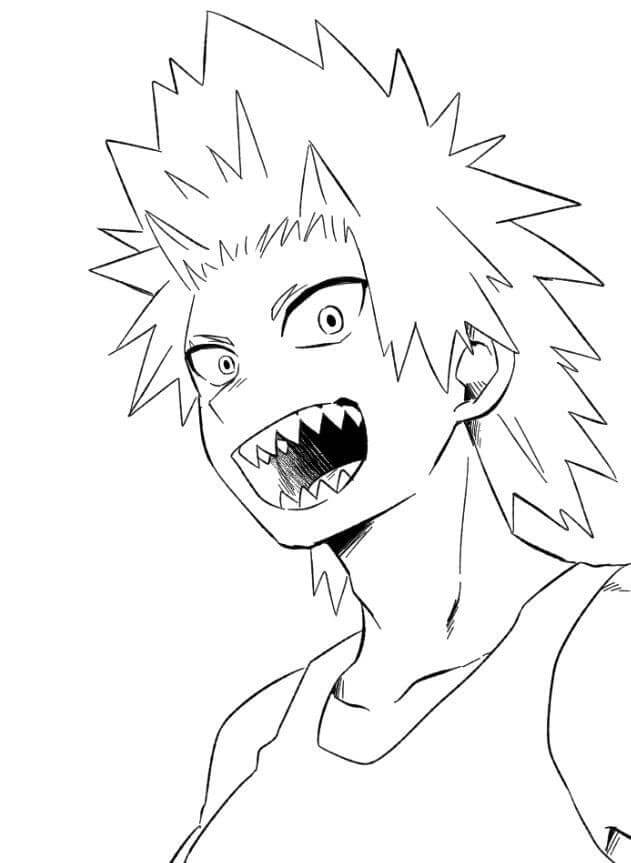 Printbare My Hero Academia voor Kleuters