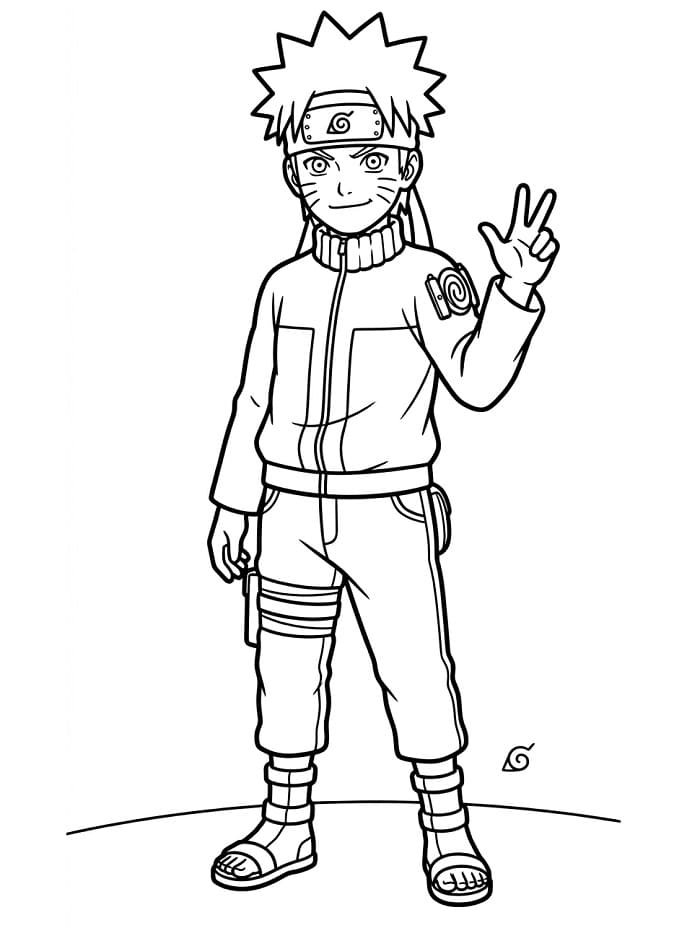 Printbare Naruto voor Kinderen
