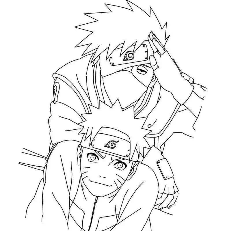 Printbare Naruto voor Kleuters