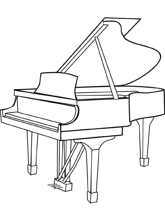 Printbare Piano voor Kleuters