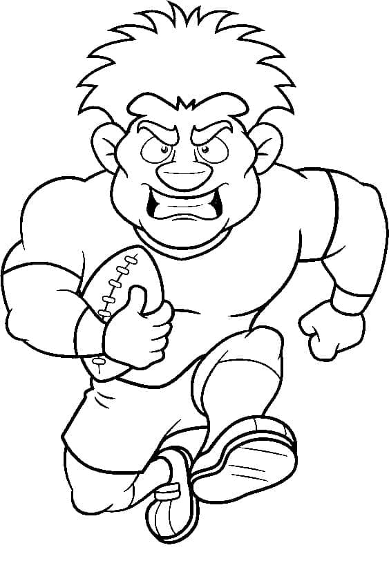 Printbare Rugby Illustratie