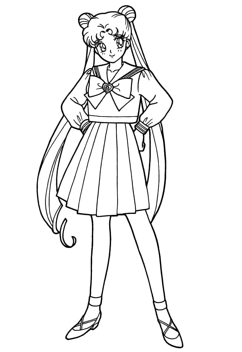 Printbare Sailor Moon voor Kinderen