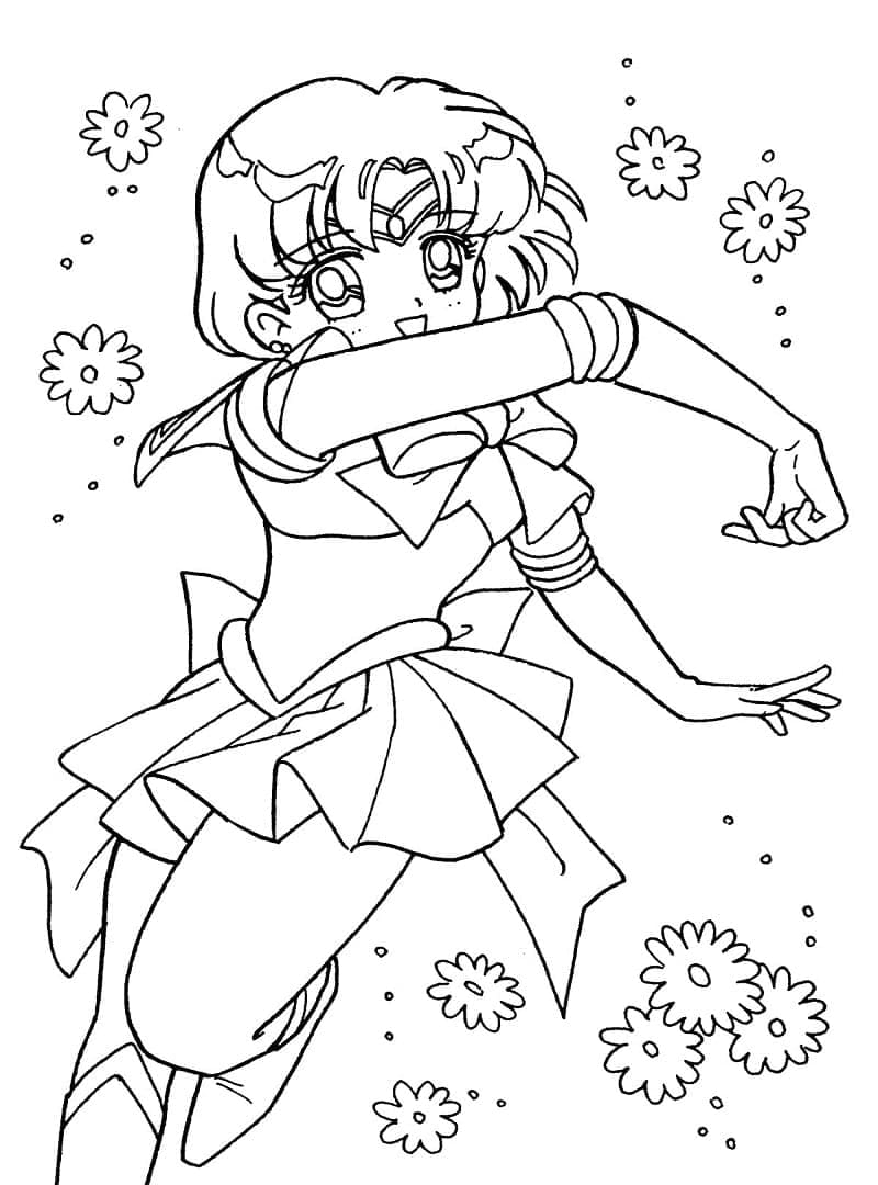 Printbare Sailor Moon voor Kleuters