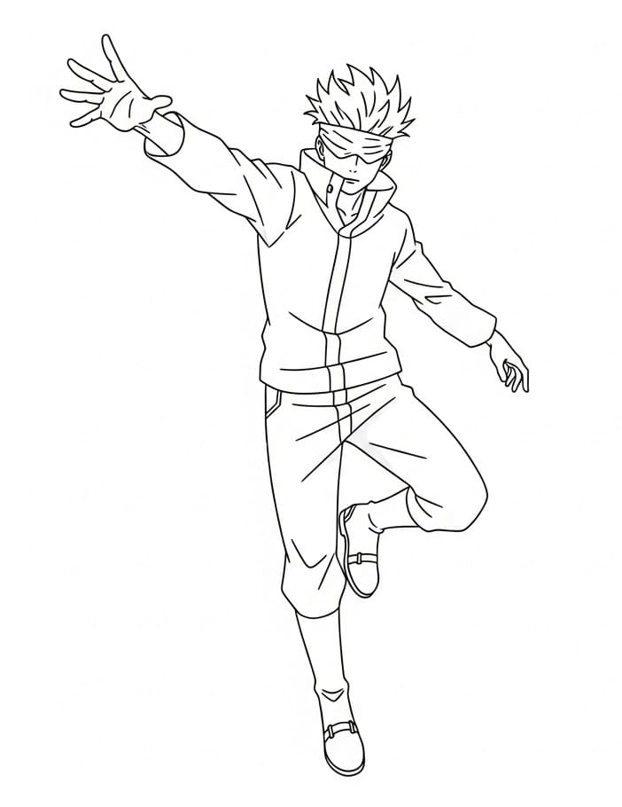 Printbare Satoru Gojo Afbeelding