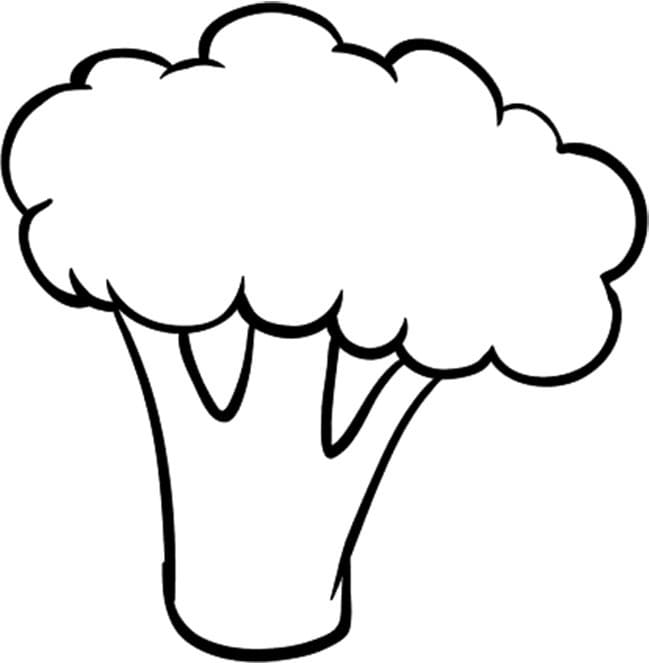 Printbare afbeelding van broccoli