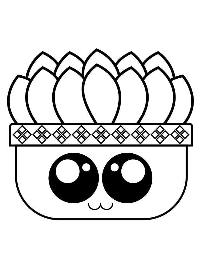 Printbare afbeelding van een cactus