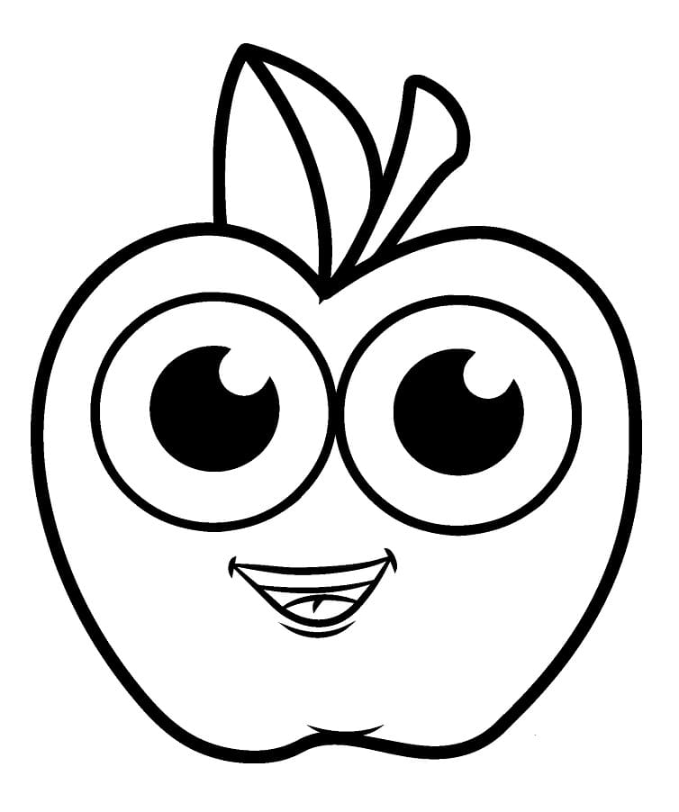 Printbare appel afbeelding