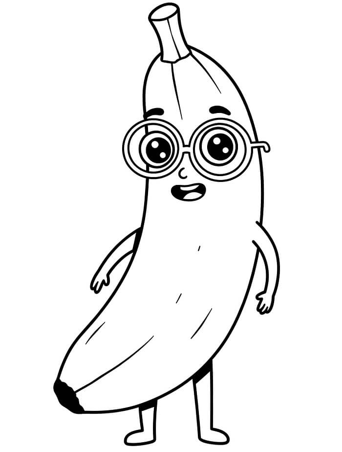 Printbare banaan afbeelding