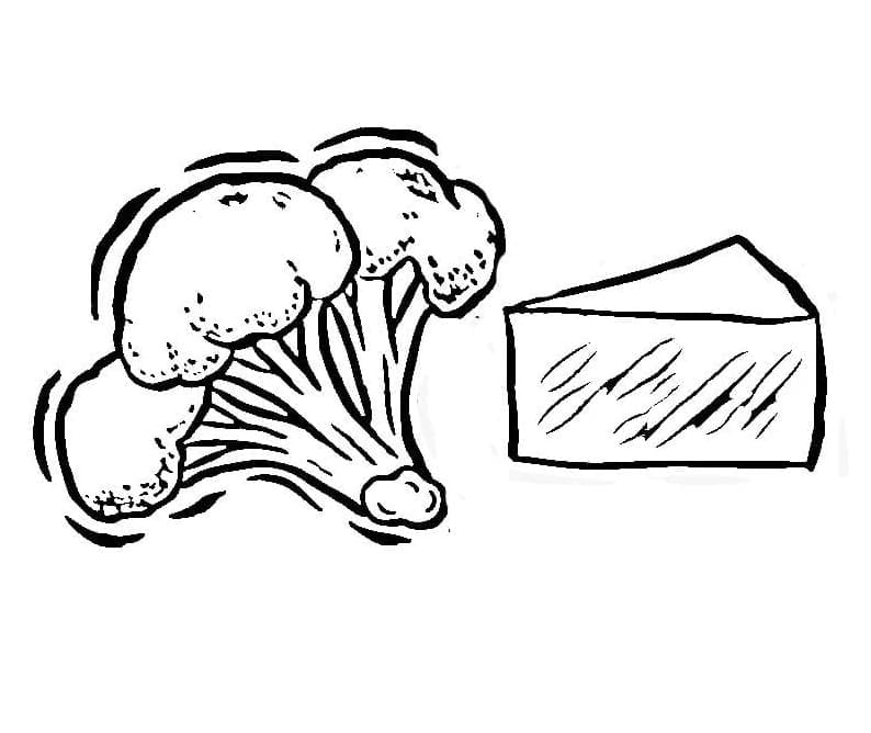 Printbare broccoli afbeelding