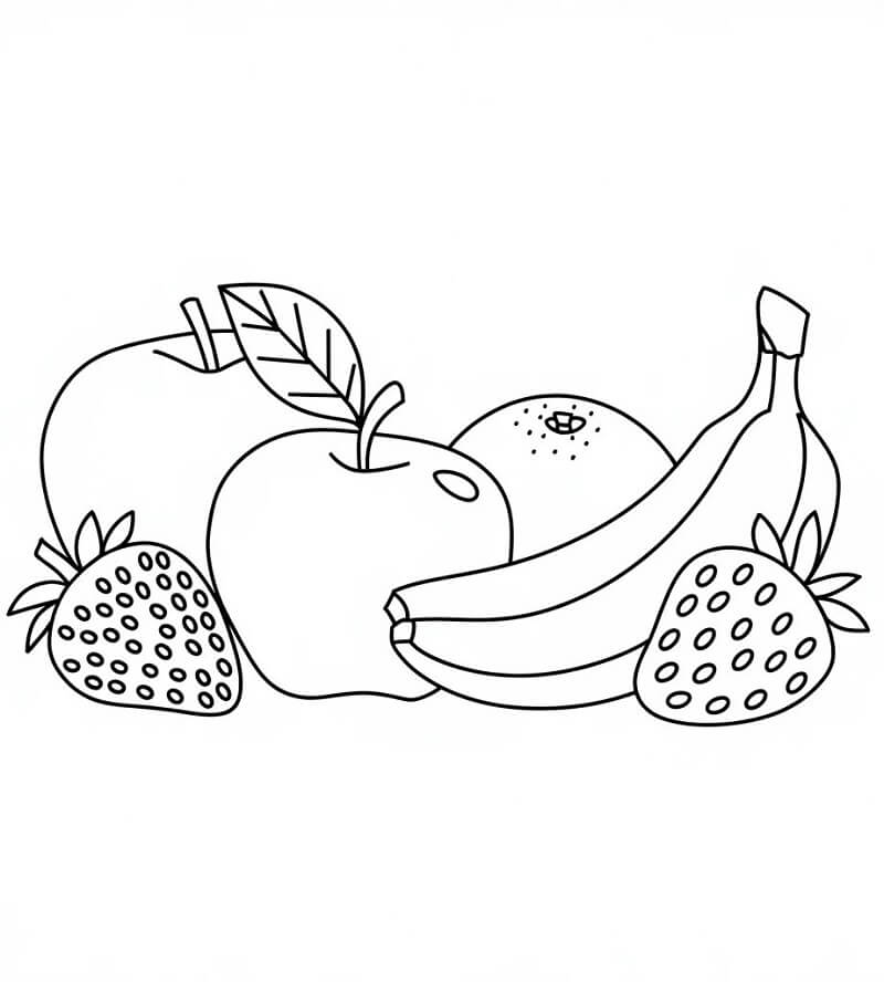 Printbare fruit afbeelding