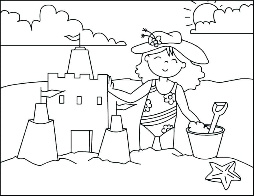 Printbare gratis Strand