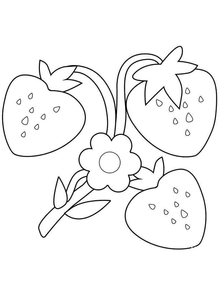 Printbare gratis aardbei