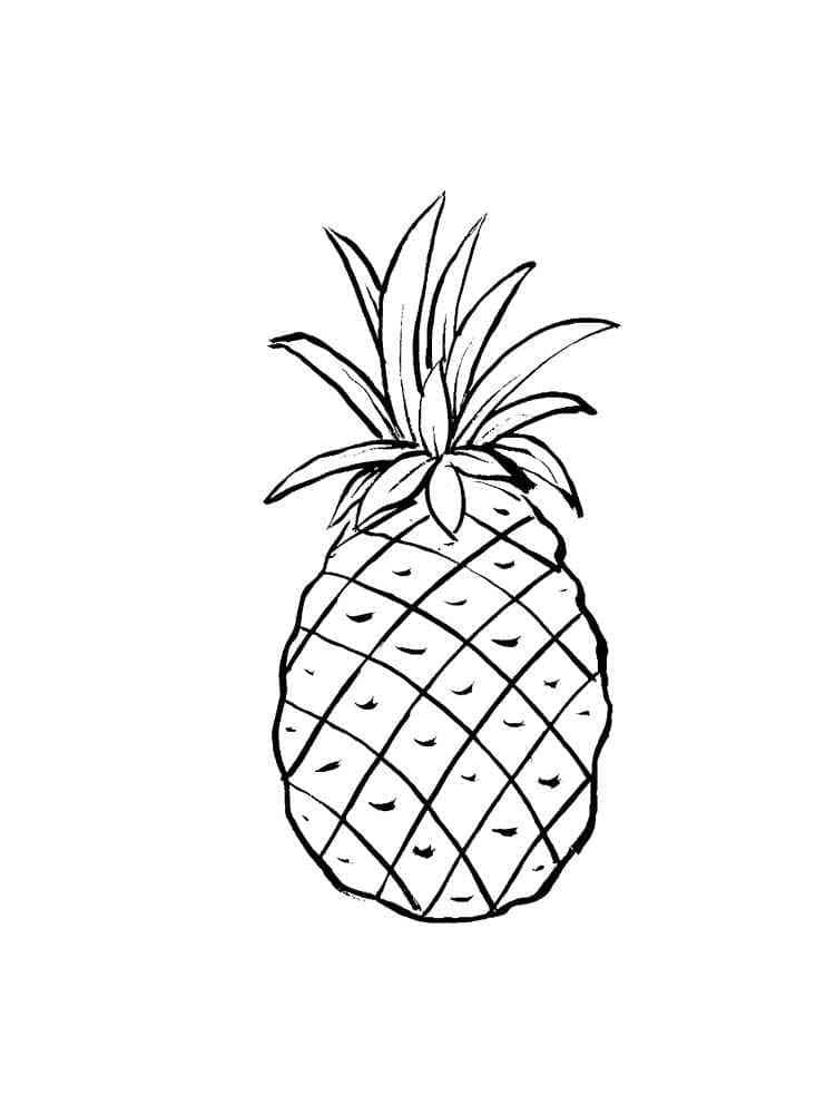 Printbare gratis ananas