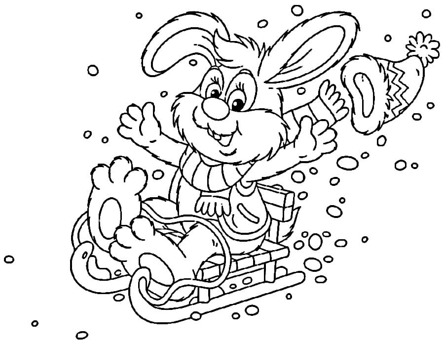 Printbare winter voor kinderen