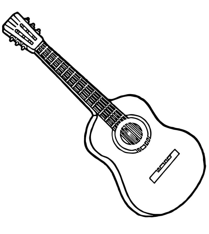 Printvriendelijke Gitaar