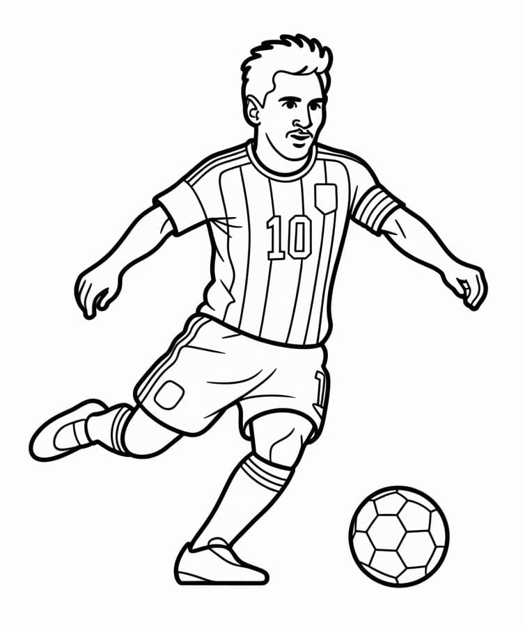 Printvriendelijke Lionel Messi